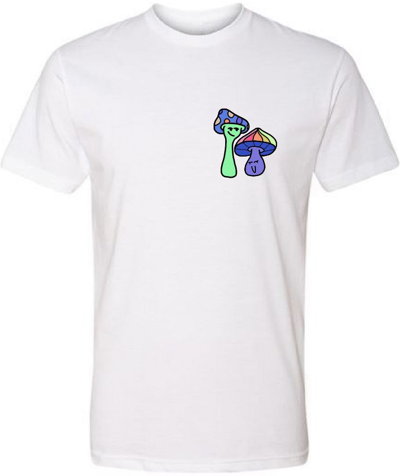 Mushroom Buddies "Chromatic Fungi Companions" Short Sleeve T-Shirt