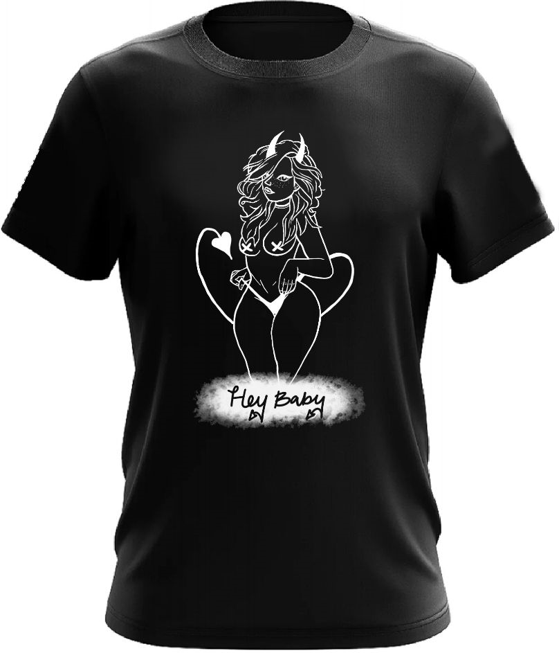 Hey Baby "Infernal Allure" Short Sleeve T-Shirt